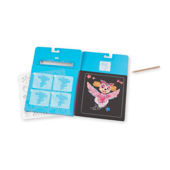 Melissa & Doug Paw Patrol Skye Scratch Art Activity Pad image number 2