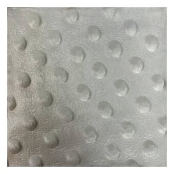 Ivory Soft Dimple Fleece Fabric by the Metre image number 2