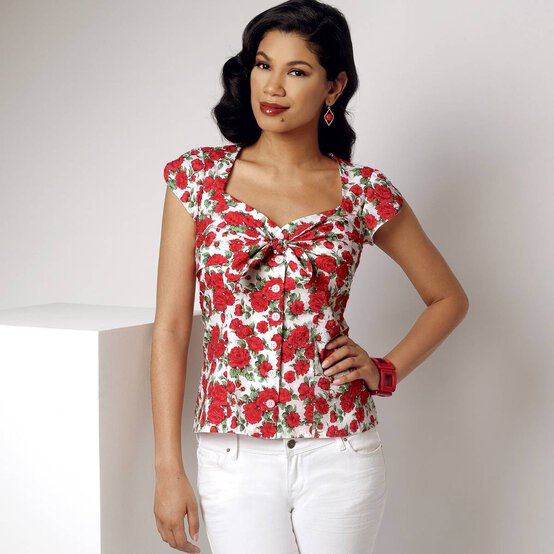 Simplicity Sweetheart Blouse Sewing Pattern S9287 (4-12) image number 3