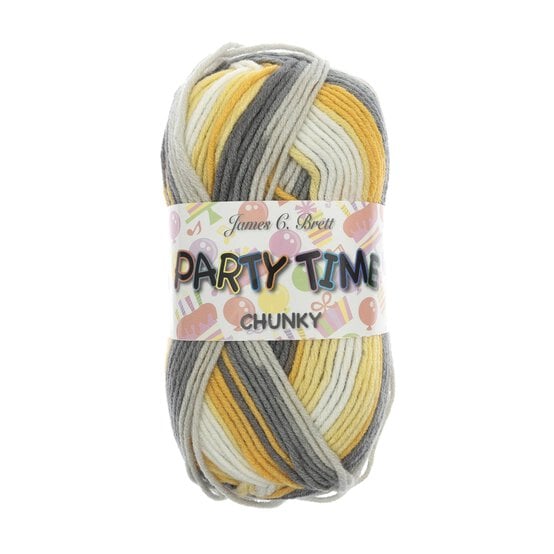 James C Brett Lemon Grove Party Time Chunky Yarn 100g image number 1