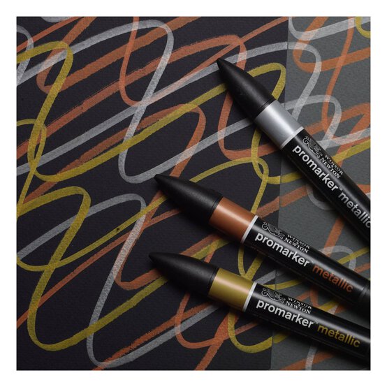Winsor & Newton Metallic Tones Promarkers 3 Pack image number 2