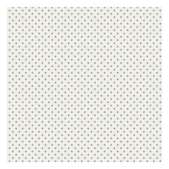 Light Blue Tiny Dots Cotton Fabric by the Metre