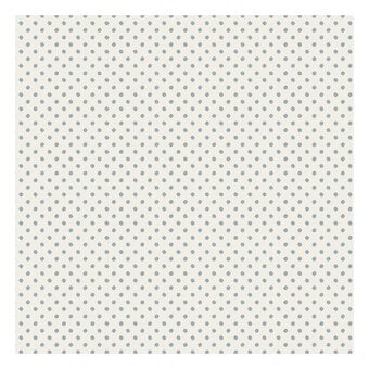 Light Blue Tiny Dots Cotton Fabric by the Metre