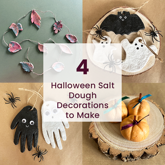 4 Halloween Salt Dough Decorations to Make