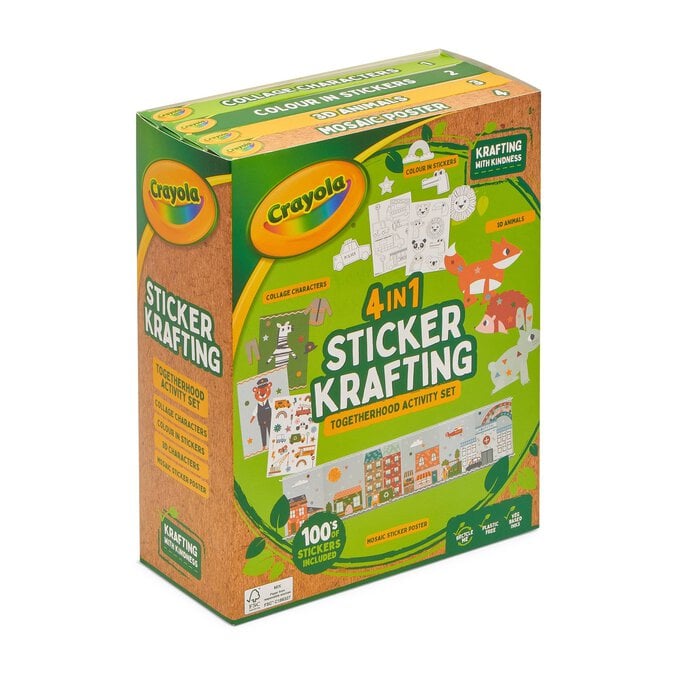 Crayola 4 in 1 Sticker Krafting image number 1