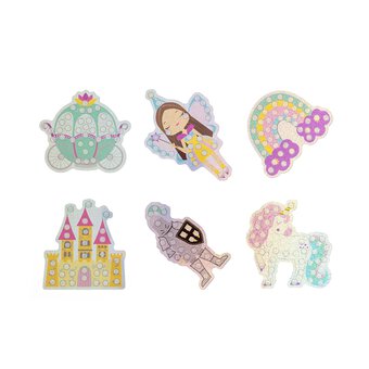 Princess Fairy Bling Stickers 6 Pack image number 3