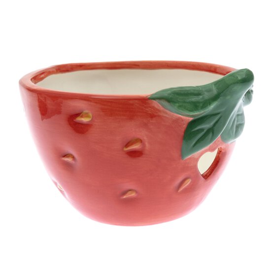 Strawberry Yarn Bowl  image number 1