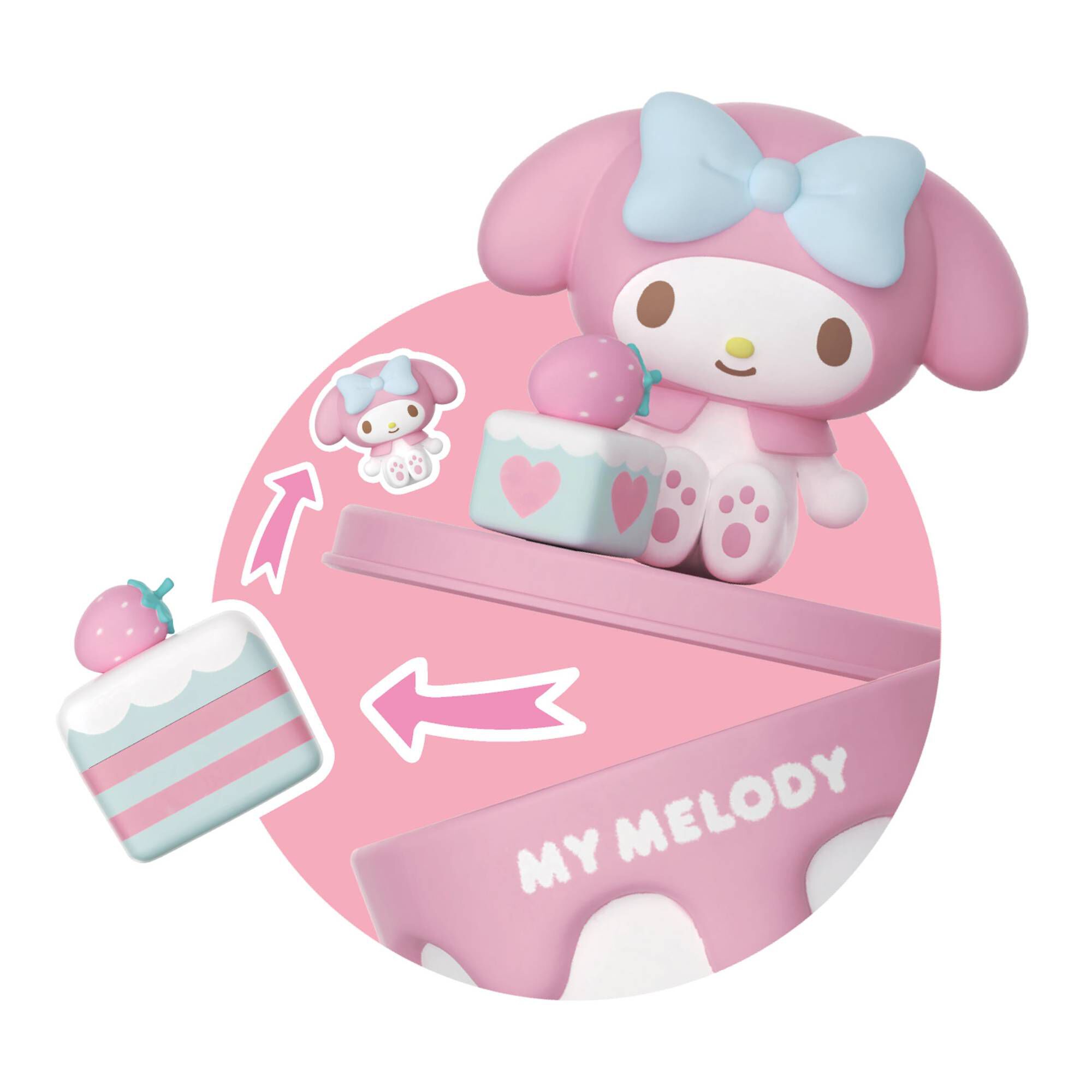 YuMe Hello Kitty and Friends 50th Anniversary My Melody Figure