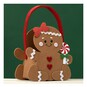 Gingerbread Felt Bucket image number 1