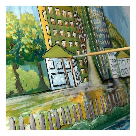 Shore & Marsh Stretched Canvas 100cm x 100cm  image number 3