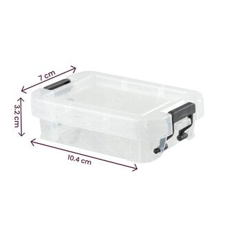 Whitefurze Allstore 0.1 Litre Clear Storage Box image number 5
