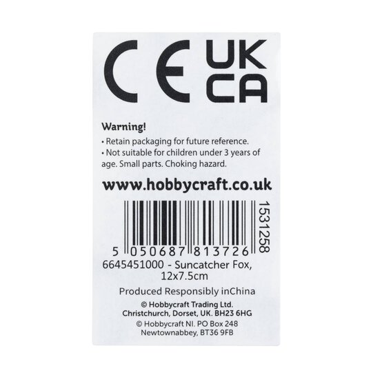 Fox Plastic Suncatcher image number 7