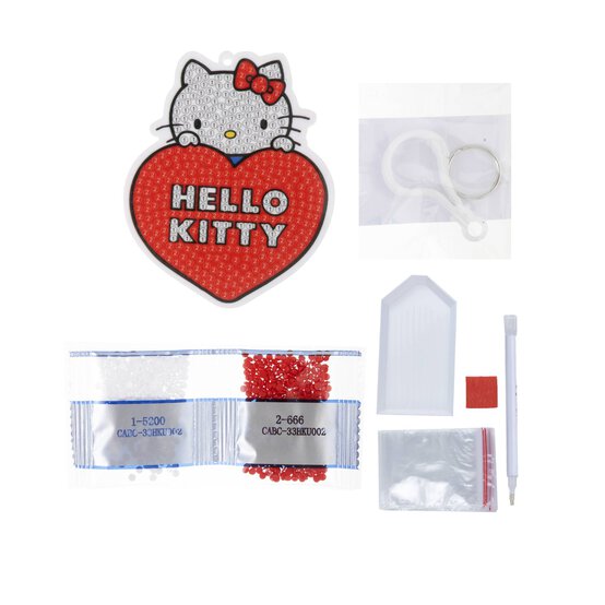 Crystal Art Hello Kitty Bag Charm Kit image number 4