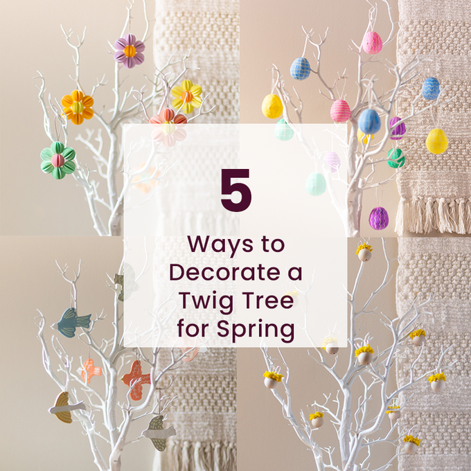 5 Ways to Decorate a Twig Tree for Spring image number 1