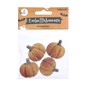 Clay Pumpkin Embellishments 4 Pack  image number 5