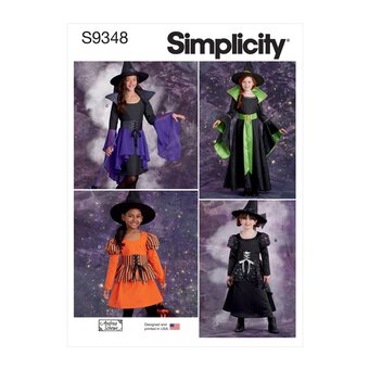 Simplicity Children's Costume Sewing Pattern S9348 (K5 7-14)