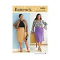 Butterick Women's Skirt and Belt  Sewing Pattern B6836 (RR 18W-24W) image number 1