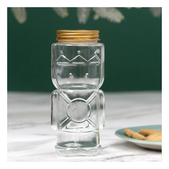 Nutcracker Glass Jar image number 1