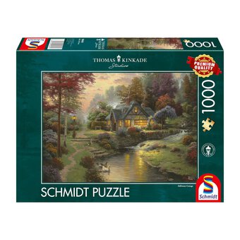 Schmidt Thomas Kinkade Stillwater Cottage Jigsaw Puzzle 1000 Pieces