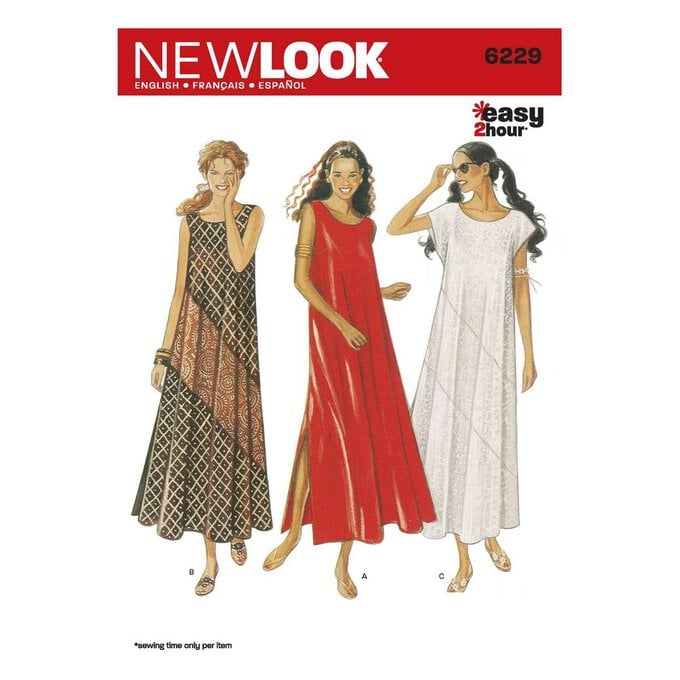 New Look Women's Dress Sewing Pattern 6229 image number 1