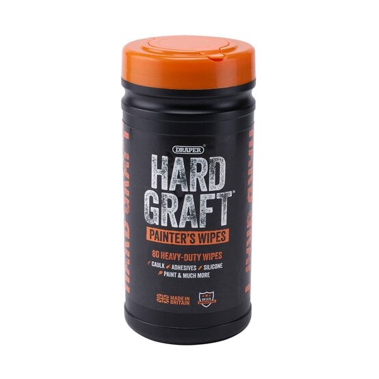 Draper Hard Graft Painter&rsquo;s Wipes 80 Pack image number 1