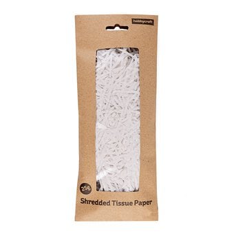 White Shredded Tissue Paper 25g image number 3