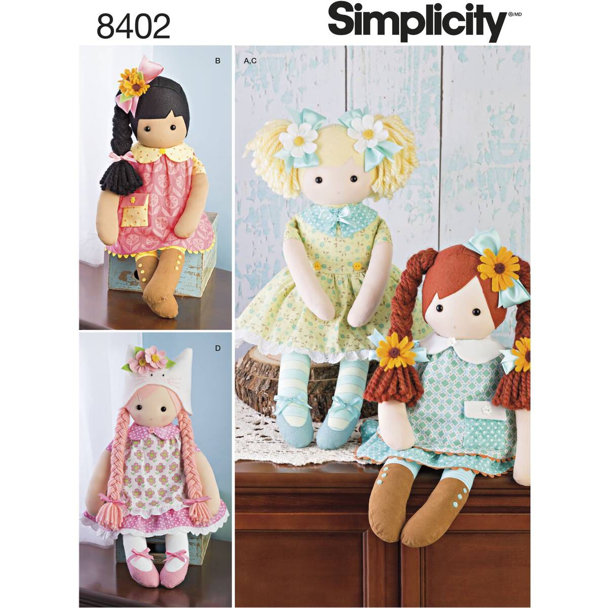 One Size Simplicity Creative Patterns Crafts One Size 