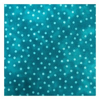 Sky Blue Spotty Cotton Textured Blender Fabric by the Metre image number 2
