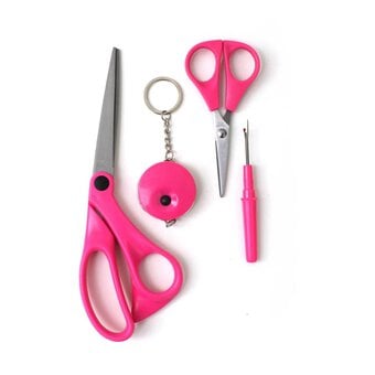 Hemline Neon Pink Cutting Set 4 Pieces