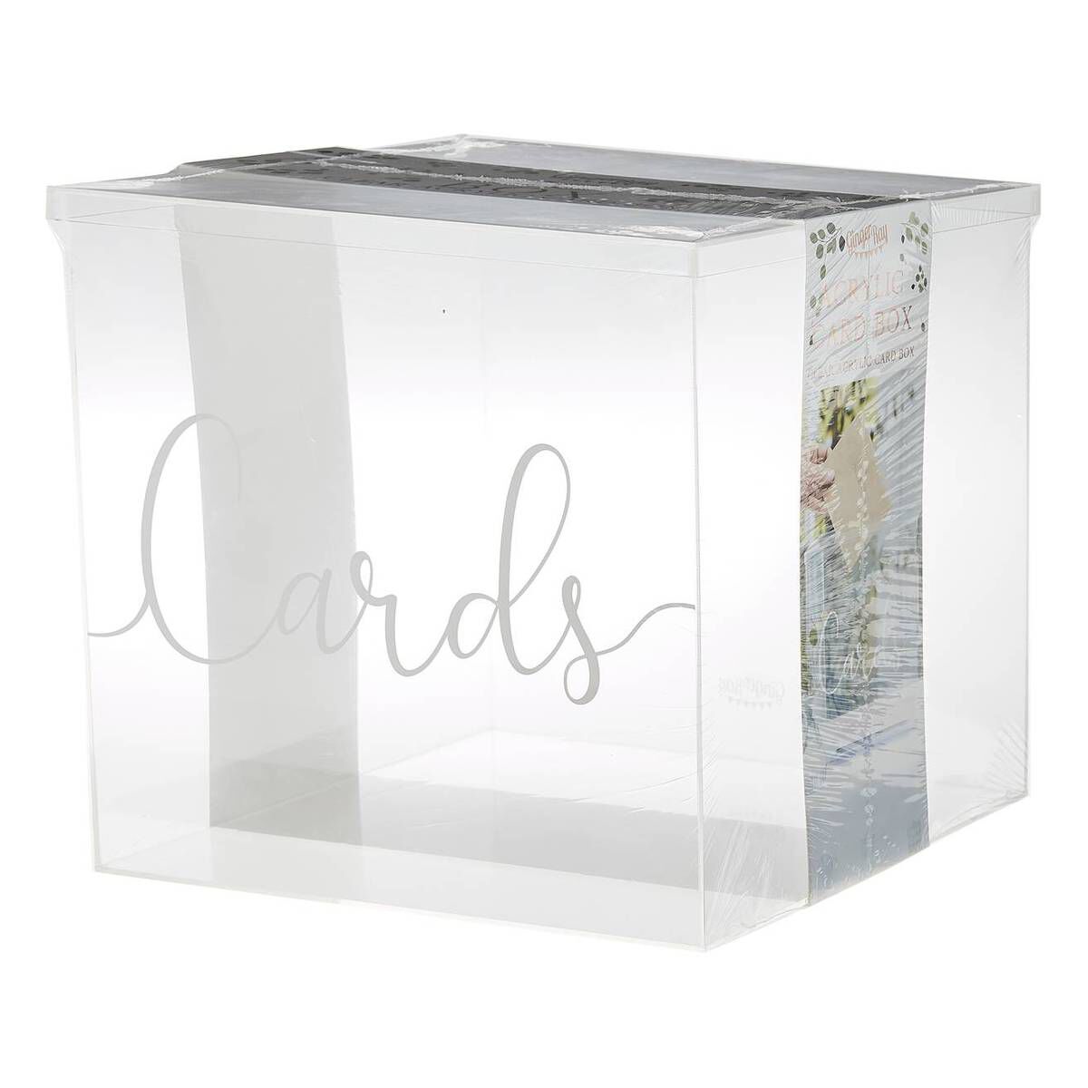 Ginger Ray Clear Acrylic Card Holder Box Hobbycraft