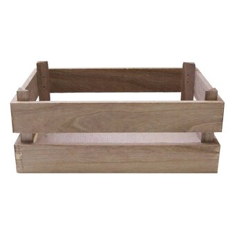 Mini Wooden Crate 24cm x 16cm x 10cm image number 3