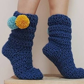 How to Crochet Cosy Slippers