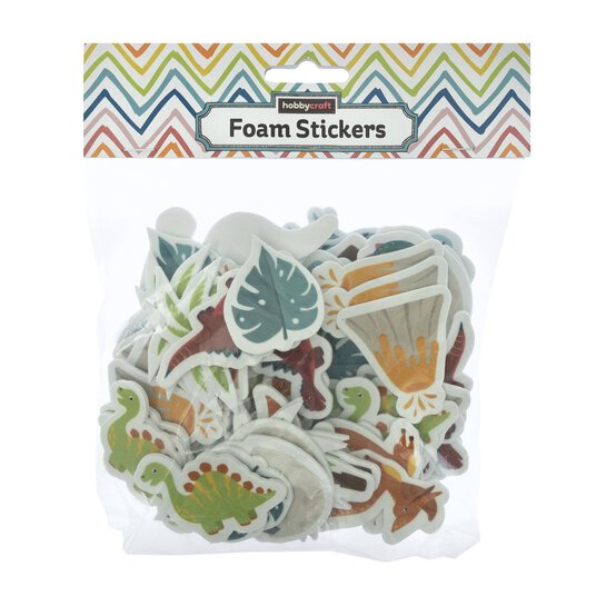Dinosaur Foam Stickers 42g image number 5