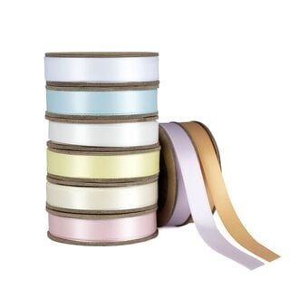 Gold Double-Faced Satin Ribbon 12mm x 5m image number 5