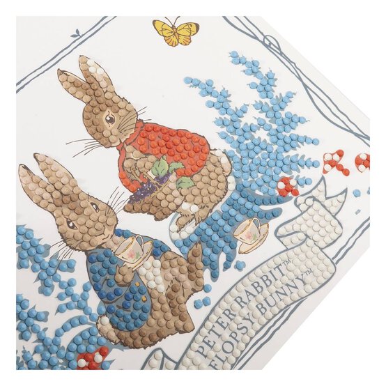 Crystal Art Peter and Flopsy Card Kit image number 4