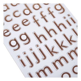 Pink Lowercase Alphabet Chipboard Stickers 138 Pieces image number 2