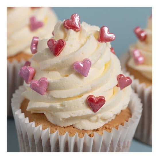 PME Pink Heart Sprinkle Charms 25g  image number 2