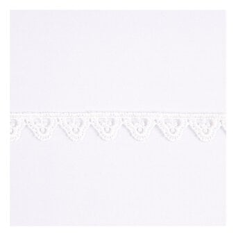 Cream Clover Guipure Lace Trim by the Metre