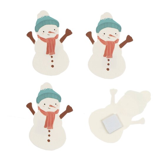 Snowman Card Toppers 4 Pack image number 3