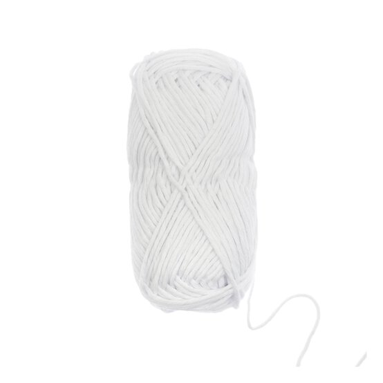 Knitcraft White Tiny Cotton Friends Yarn 25g image number 3