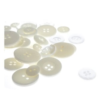 White Buttons Pack 50g image number 2