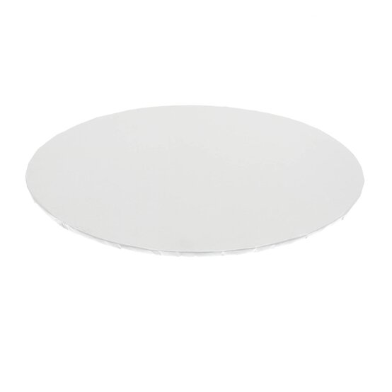 White Round Double Thick Card Cake Board 10 Inches image number 2