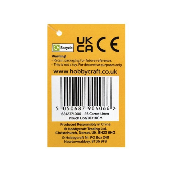 Dotty Carrot Pouch image number 5