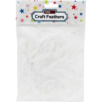White Craft Feathers 5g image number 3