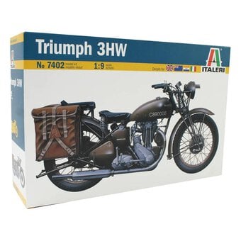 Italeri Triumph 3HW Motorbike Model Kit 1:9