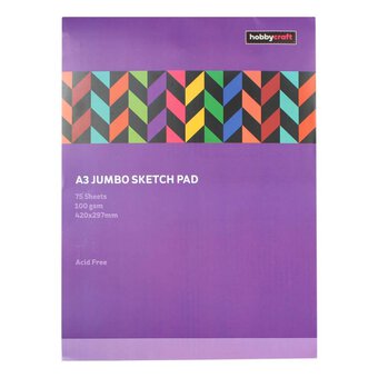 A3 Jumbo Sketch Pad 75 Sheets
