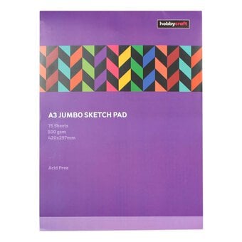 A3 Jumbo Sketch Pad 75 Sheets