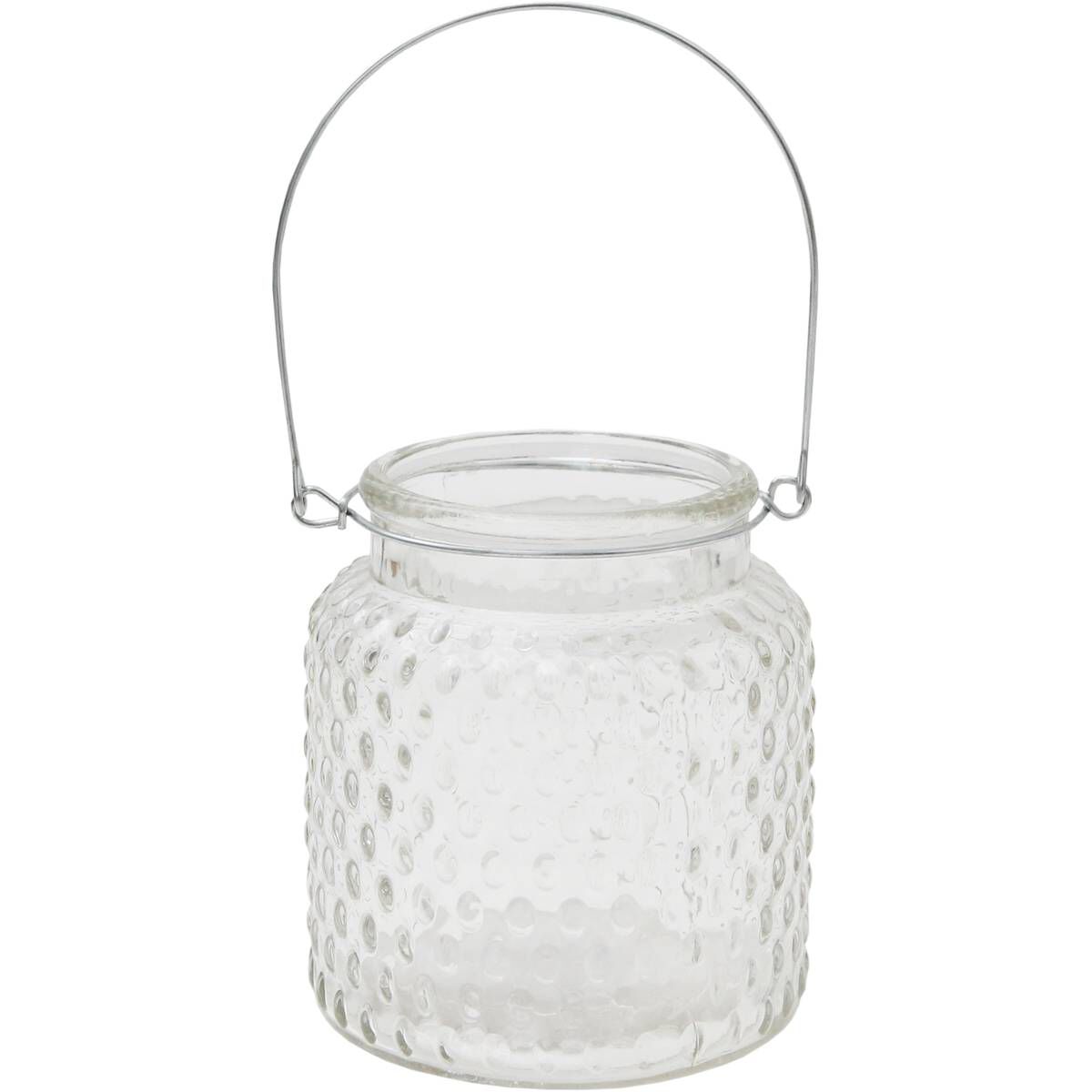 Glass Vase with Handle 9cm x 10cm Hobbycraft