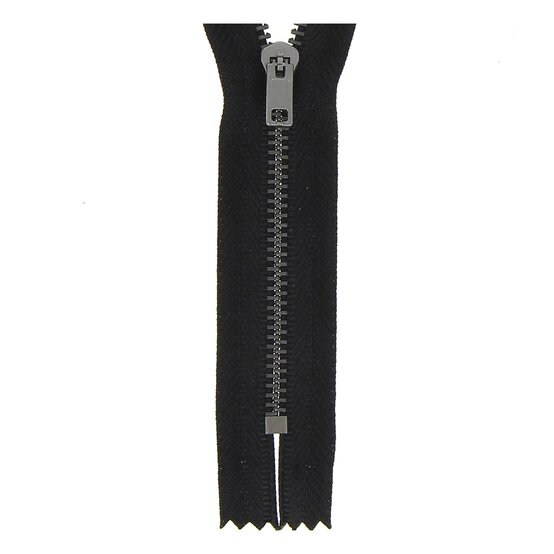 Milward Black Metal Trouser Zip 18cm image number 1