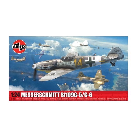 Airfix Messerschmitt Bf109G-5/6 Model Kit 1:24 image number 1